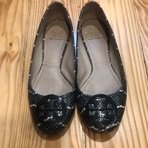 Tory Burch Snakeskin Flats